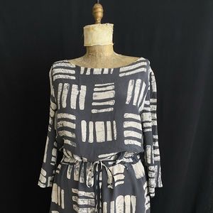 100% silk batik Osei Duro maxi dress